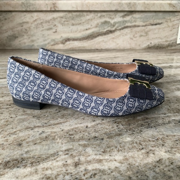 Tory Burch Gemini Link Bow Flat - Picture 5 of 8